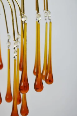 Online Pamono Chandelier by P. Venini, 1960s