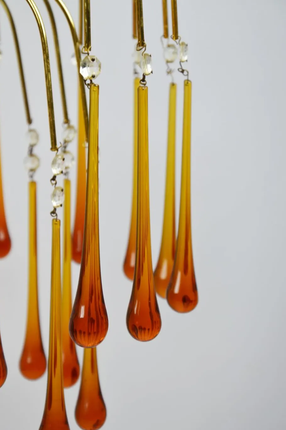 Online Pamono Chandelier by P. Venini, 1960s