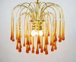 Online Pamono Chandelier by P. Venini, 1960s