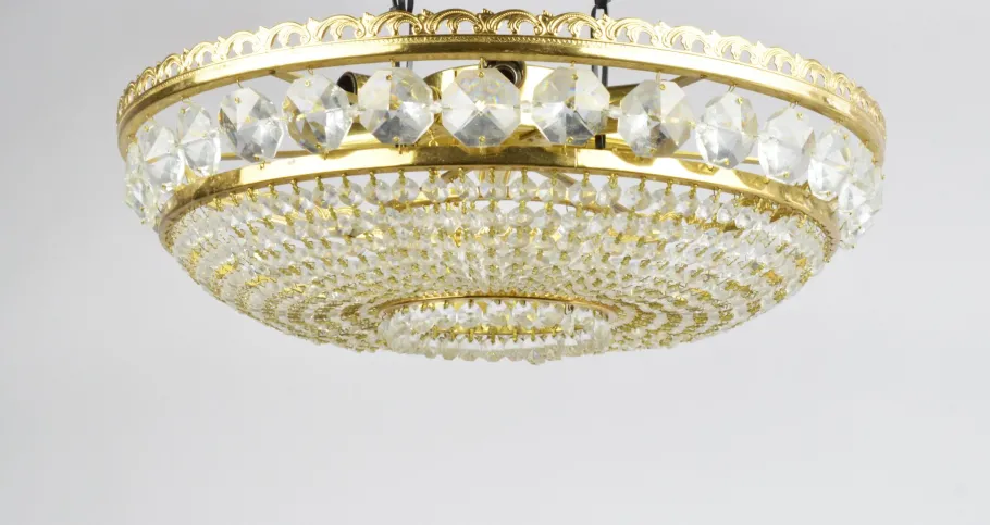 New Pamono Chandelier by Preciosa Jablonec, Former Czechoslovakia, 1970s