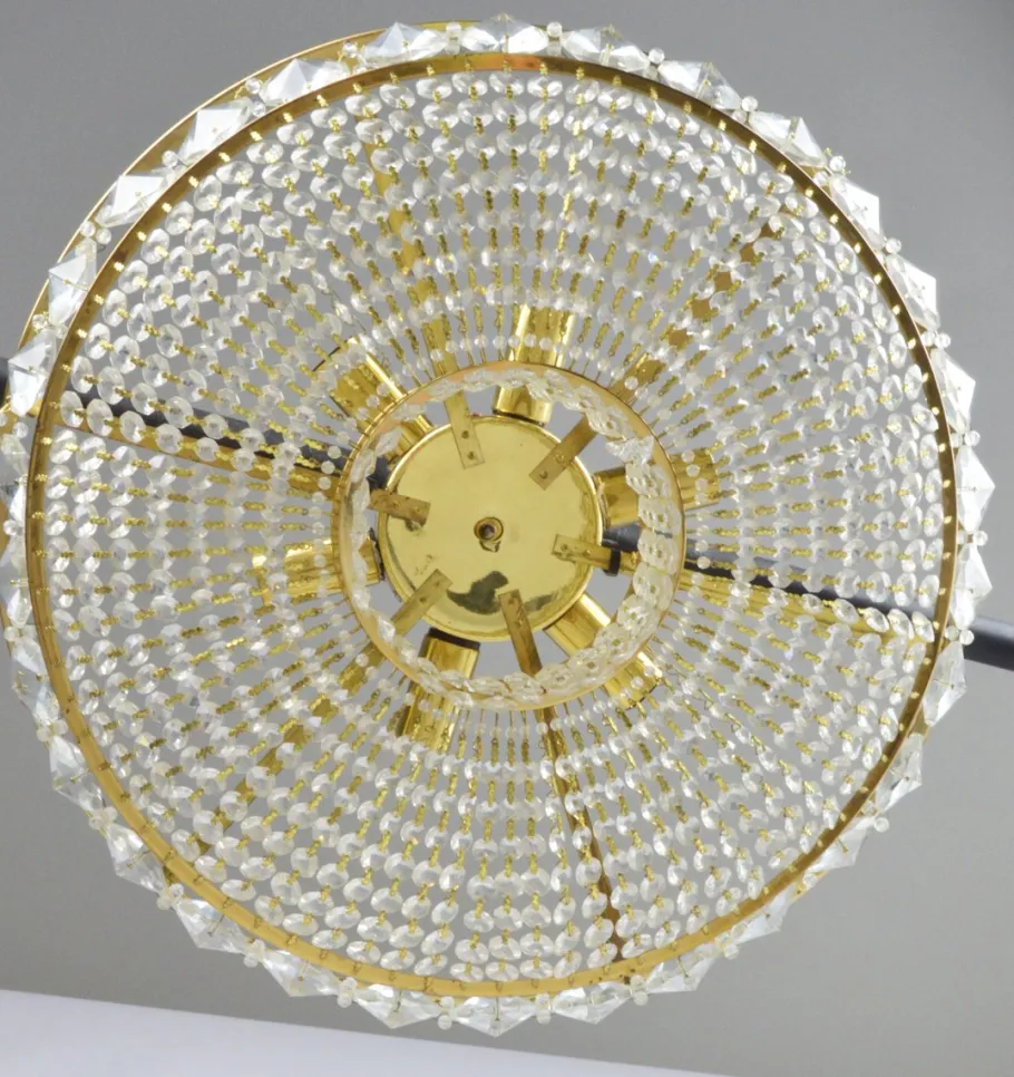 New Pamono Chandelier by Preciosa Jablonec, Former Czechoslovakia, 1970s