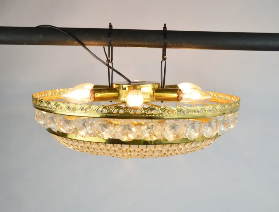 New Pamono Chandelier by Preciosa Jablonec, Former Czechoslovakia, 1970s