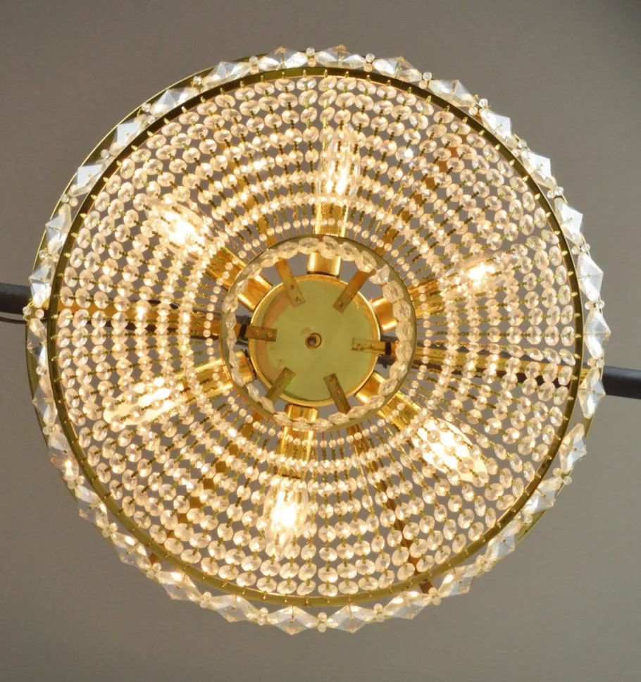 New Pamono Chandelier by Preciosa Jablonec, Former Czechoslovakia, 1970s