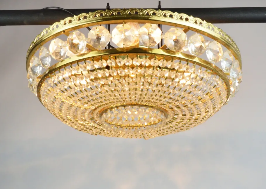 New Pamono Chandelier by Preciosa Jablonec, Former Czechoslovakia, 1970s