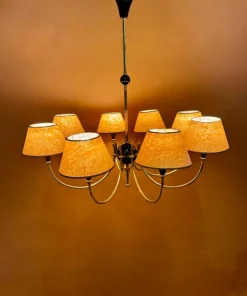 Online Pamono Chandelier from Arlus, France, 1950s
