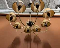 Online Pamono Chandelier from Arlus, France, 1950s