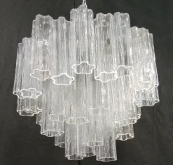 New Pamono Chandelier from Aureliano Toso, 1970s