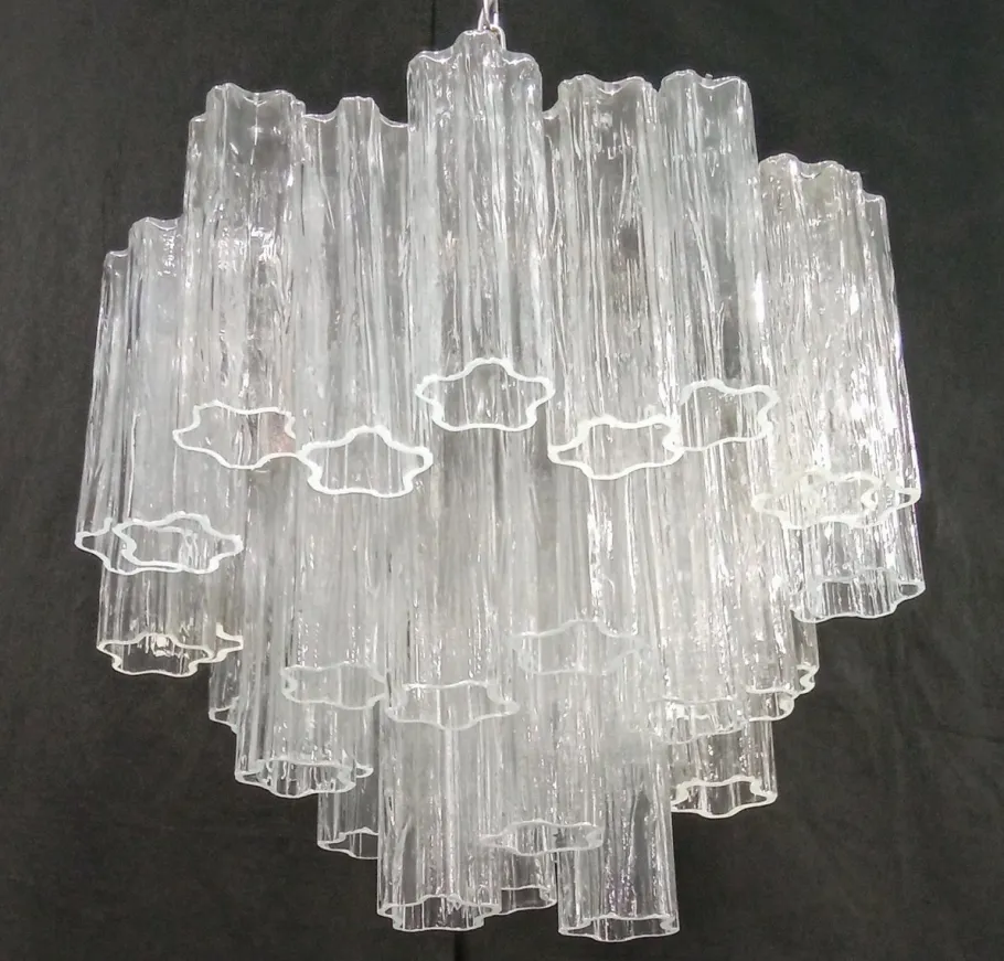 New Pamono Chandelier from Aureliano Toso, 1970s
