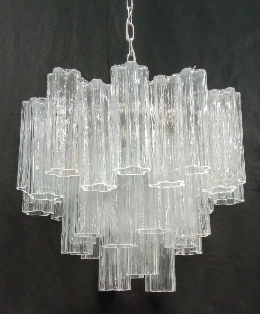 New Pamono Chandelier from Aureliano Toso, 1970s