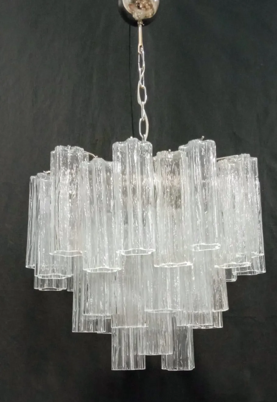 New Pamono Chandelier from Aureliano Toso, 1970s