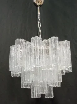 New Pamono Chandelier from Aureliano Toso, 1970s