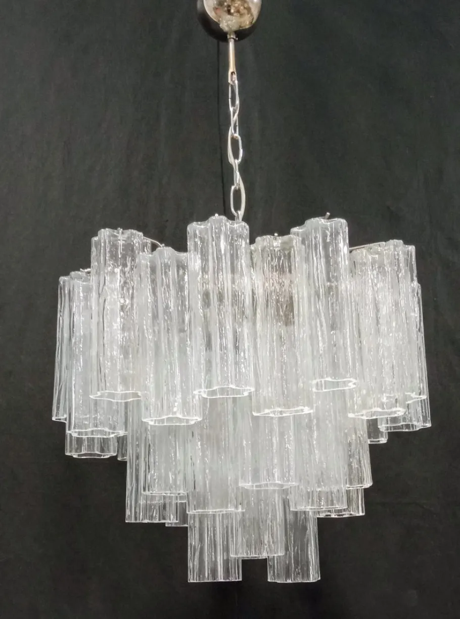New Pamono Chandelier from Aureliano Toso, 1970s