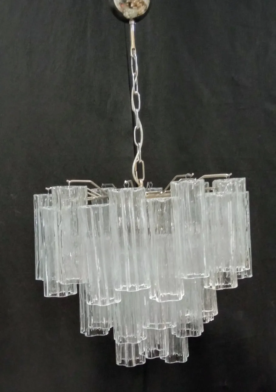 New Pamono Chandelier from Aureliano Toso, 1970s