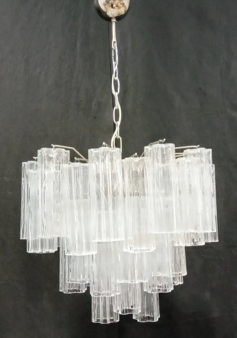 New Pamono Chandelier from Aureliano Toso, 1970s