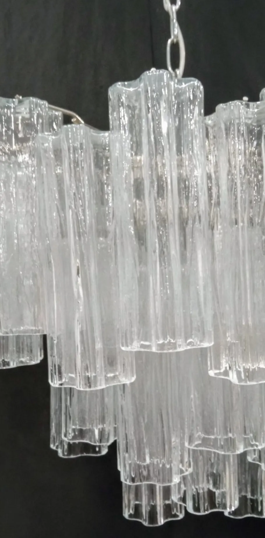 New Pamono Chandelier from Aureliano Toso, 1970s