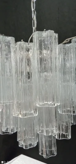 New Pamono Chandelier from Aureliano Toso, 1970s