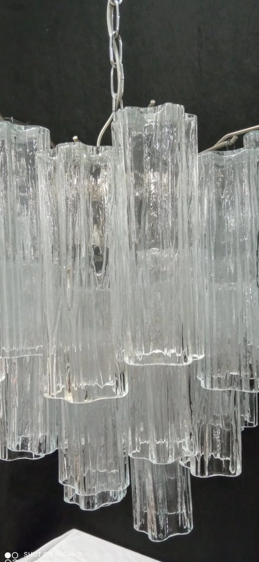 New Pamono Chandelier from Aureliano Toso, 1970s