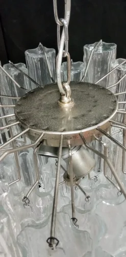 New Pamono Chandelier from Aureliano Toso, 1970s