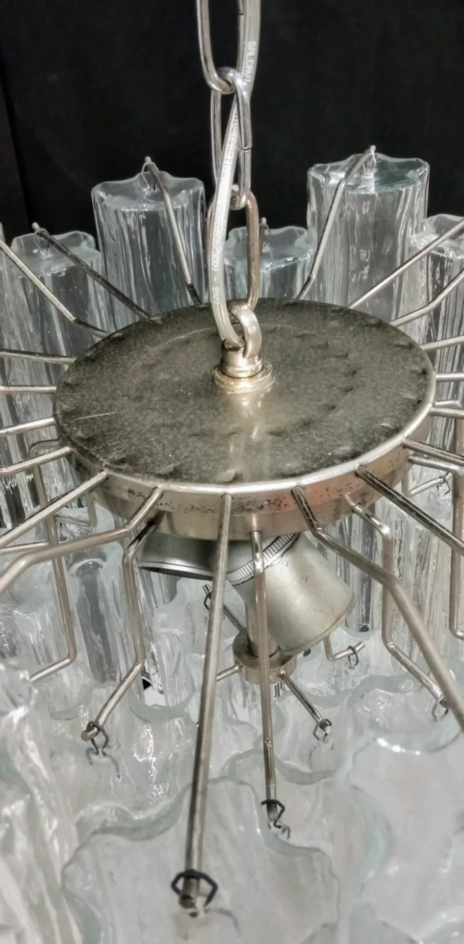 New Pamono Chandelier from Aureliano Toso, 1970s