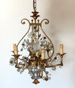 Hot Pamono Chandelier from Maison Baguès, 1960s