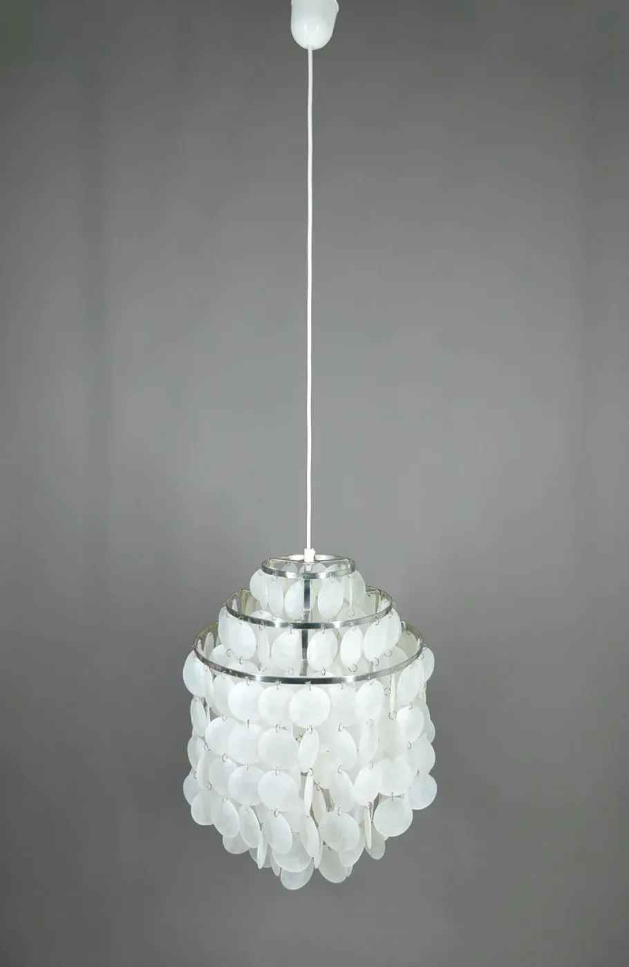 New Pamono Chandelier in the style of Verner Pantons Fun 1 Dm, Germany, 1970s