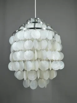 New Pamono Chandelier in the style of Verner Pantons Fun 1 Dm, Germany, 1970s
