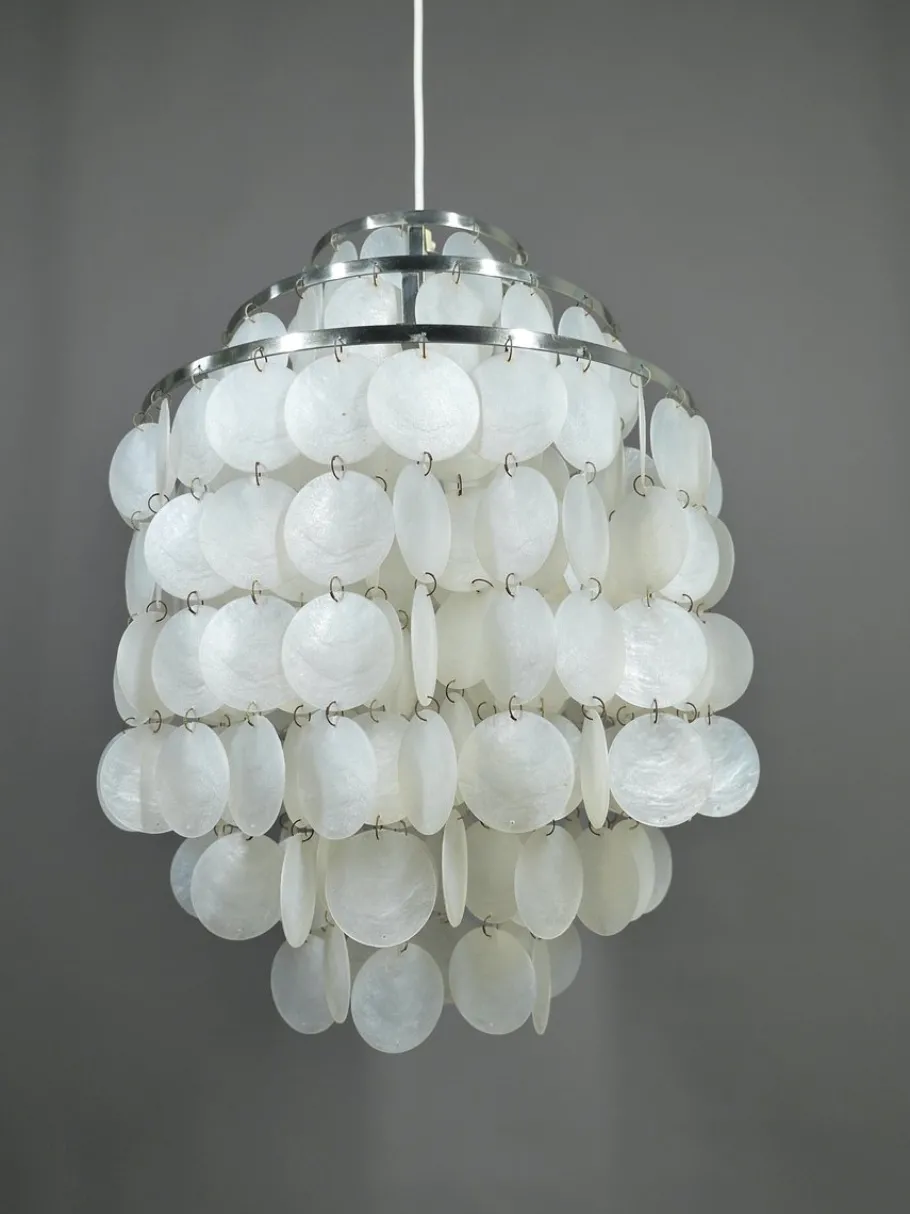 New Pamono Chandelier in the style of Verner Pantons Fun 1 Dm, Germany, 1970s