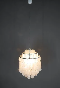 New Pamono Chandelier in the style of Verner Pantons Fun 1 Dm, Germany, 1970s