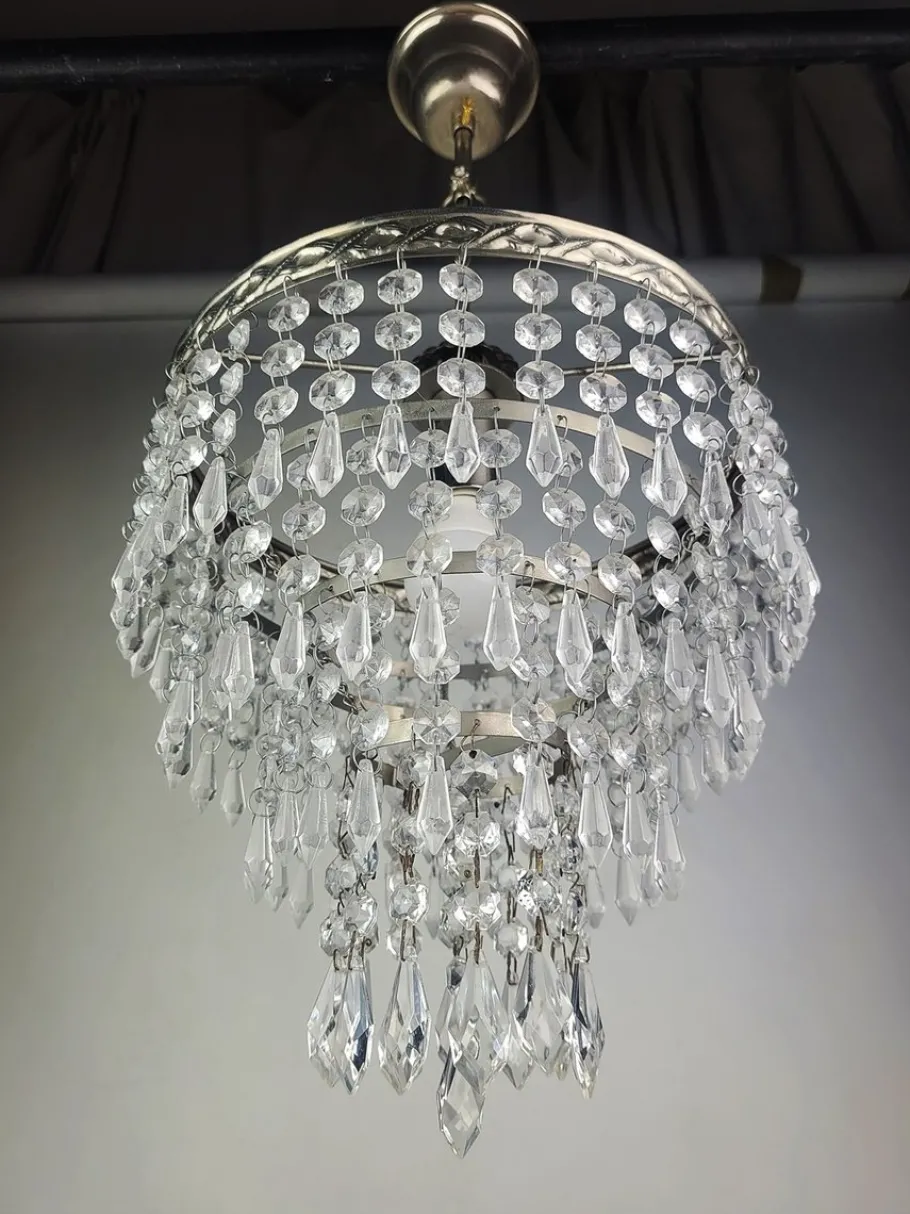 Hot Pamono Chandelier with Pendants, 1970s