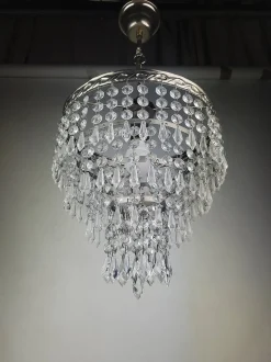 Hot Pamono Chandelier with Pendants, 1970s
