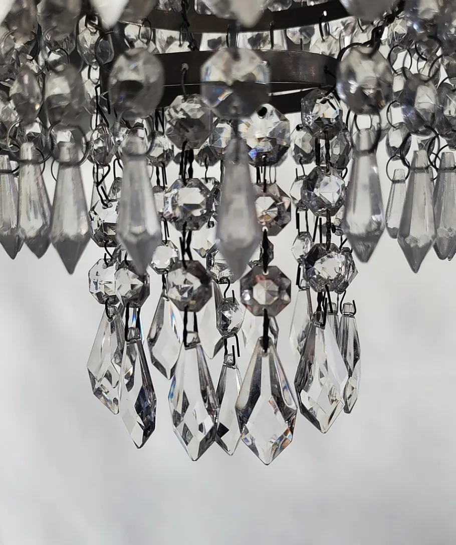 Hot Pamono Chandelier with Pendants, 1970s