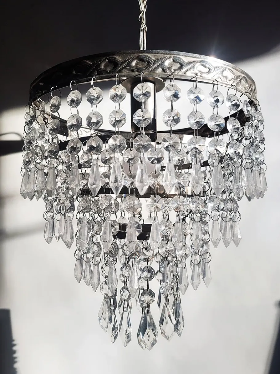 Hot Pamono Chandelier with Pendants, 1970s