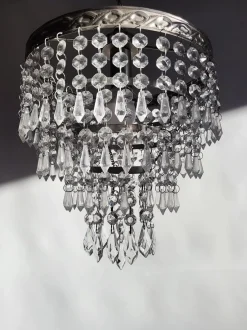 Hot Pamono Chandelier with Pendants, 1970s