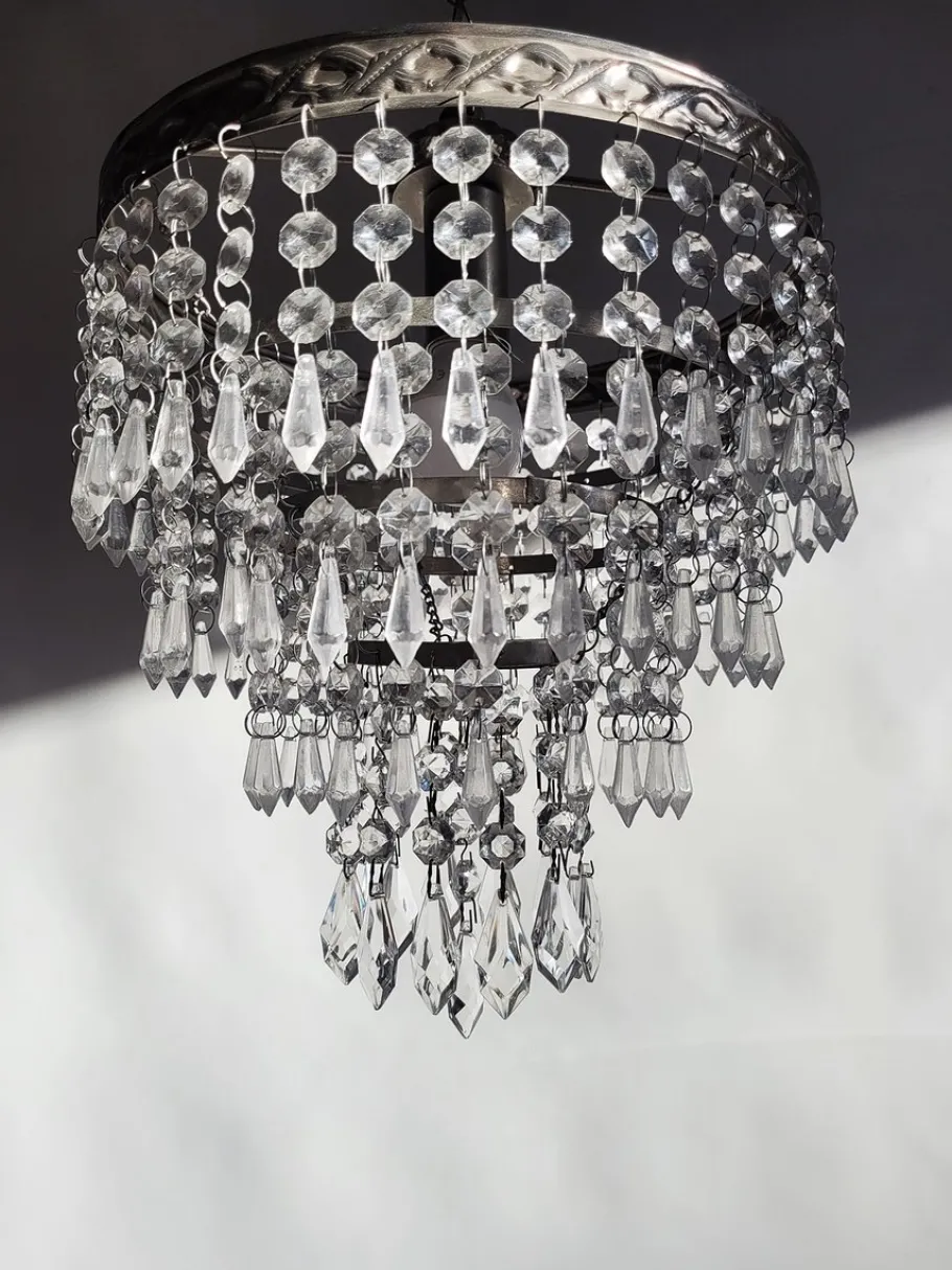 Hot Pamono Chandelier with Pendants, 1970s