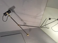 Clearance Pamono Chilum Floor Lamp in Brass and Iron by William Pianta for Nahoor, 2010s