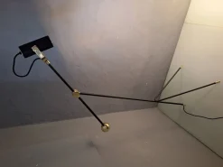 Clearance Pamono Chilum Floor Lamp in Brass and Iron by William Pianta for Nahoor, 2010s