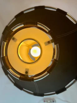 Discount Pamono Chrome and Black Fabric Floor Lamp by Anna Ehrner for Ateljé Lyktan