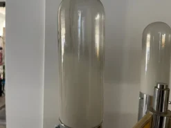 New Pamono Chrome and Murano Glass Floor Lamp from Mazzega, 1970s