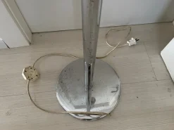 New Pamono Chrome and Murano Glass Floor Lamp from Mazzega, 1970s