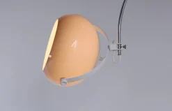 Discount Pamono Chrome Arc Adjustable Wall Lamp from Guzzini, 1970s