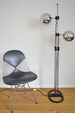Outlet Pamono Chrome Ball Floor Lamp From Staff, 1970s