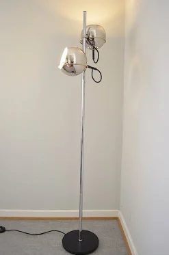 Discount Pamono Chrome Ball Floor Lamp, 1970s