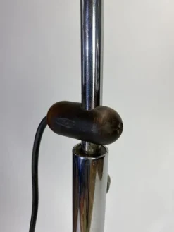 Sale Pamono Chrome Floor Lamp by Tamás Borsfay for Hungarian Craftsmanship Company, 1970s