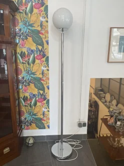 Clearance Pamono Chrome Floor Lamp from Bauhaus, 1970s