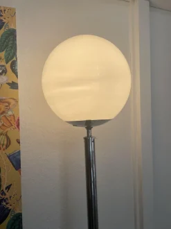 Clearance Pamono Chrome Floor Lamp from Bauhaus, 1970s