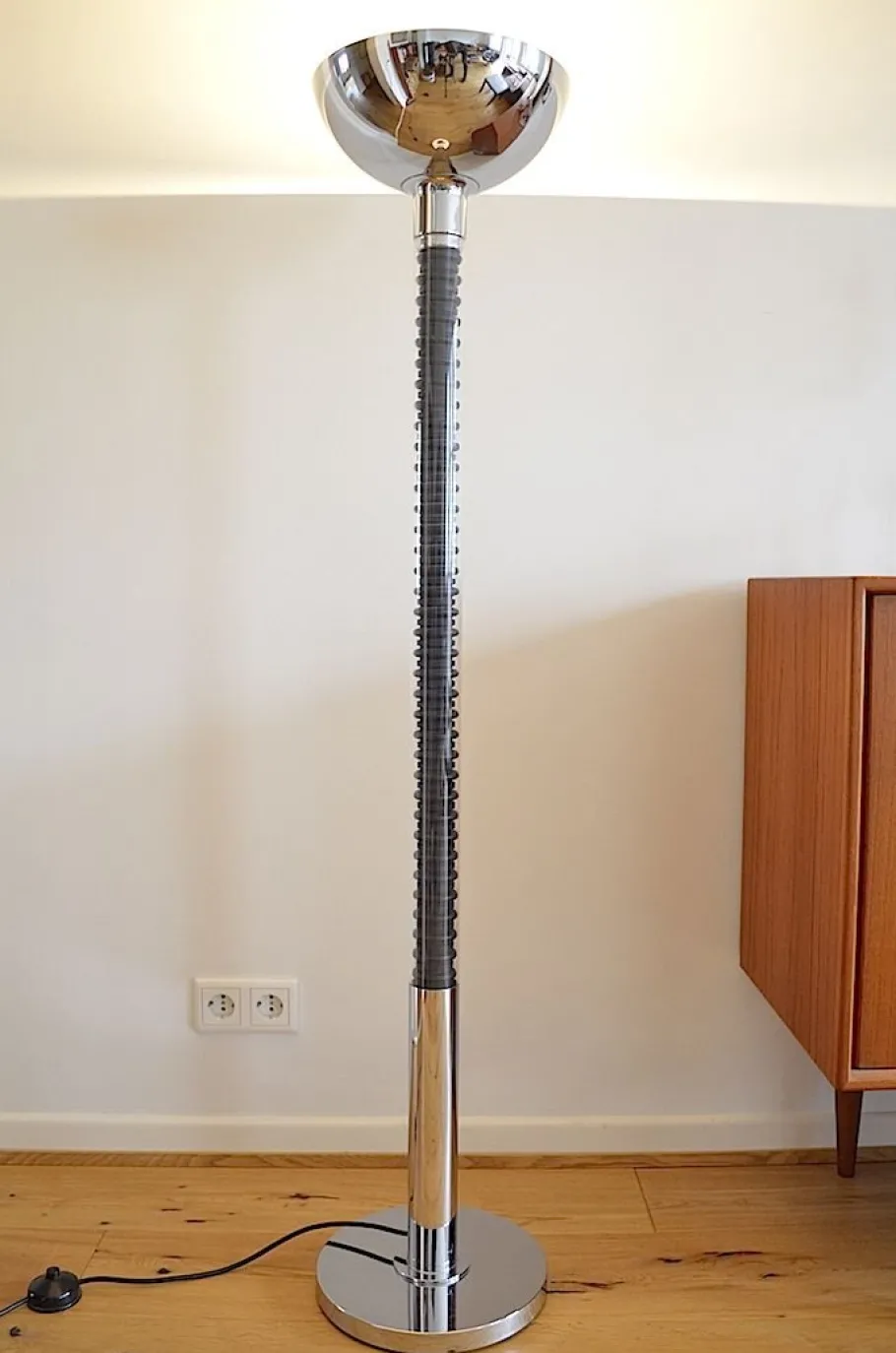 Clearance Pamono Chrome Floor Lamp from Cosack, 1960s