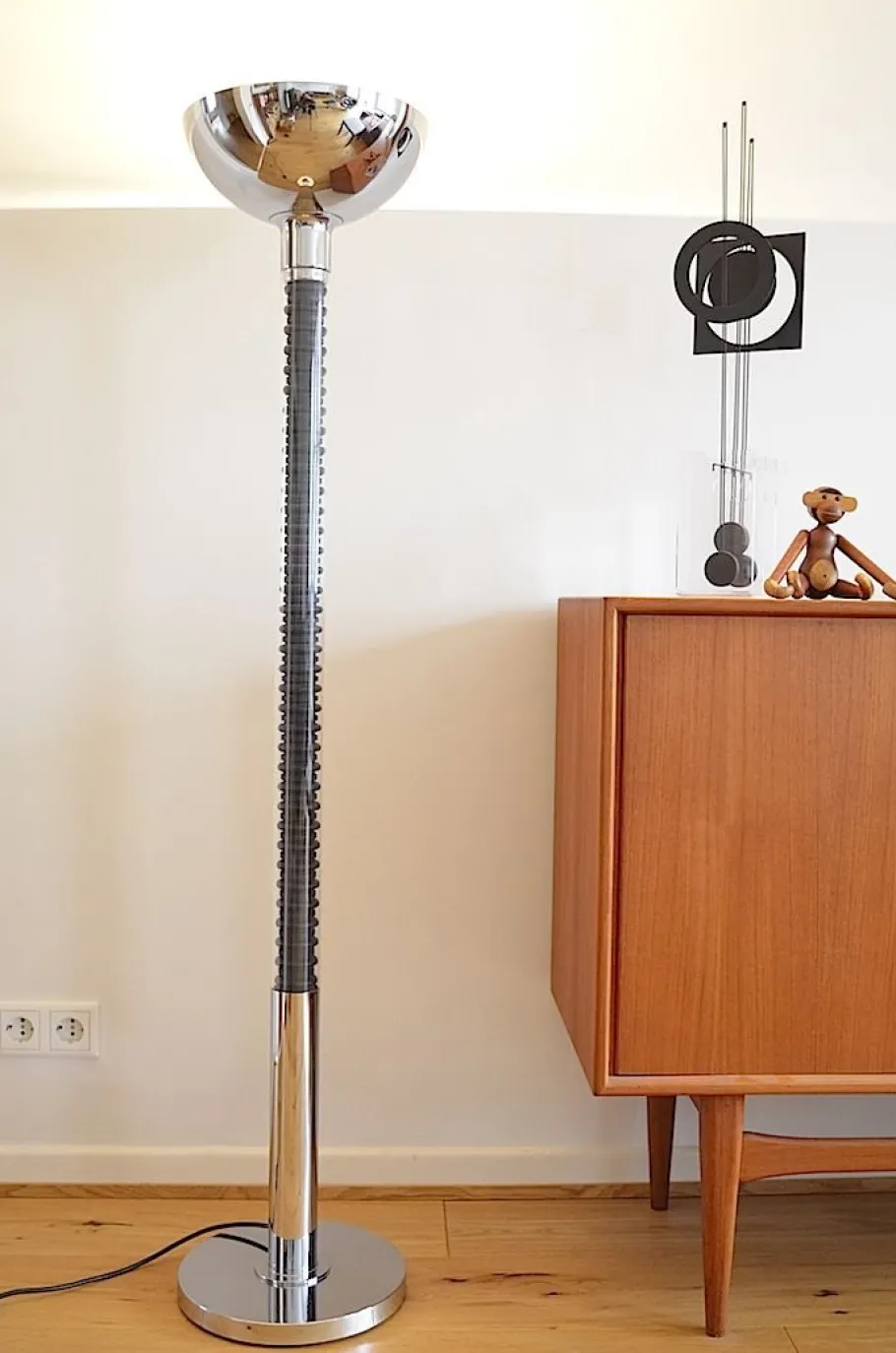 Clearance Pamono Chrome Floor Lamp from Cosack, 1960s