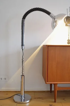 Clearance Pamono Chrome Floor Lamp from Cosack, 1960s