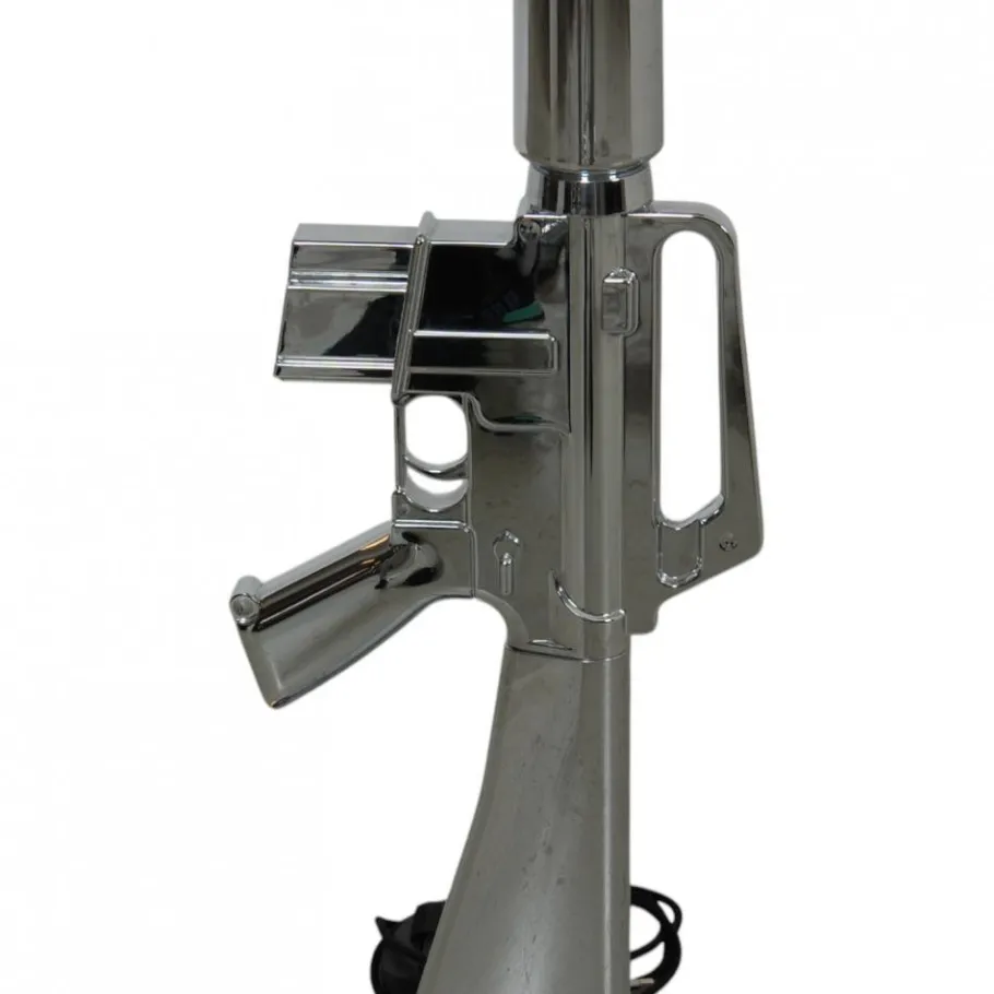 New Pamono Chrome Floor Lamp from Philippe Starck