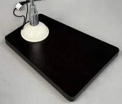 Online Pamono Chrome Floor Lamp with Glass Shade, 1960s